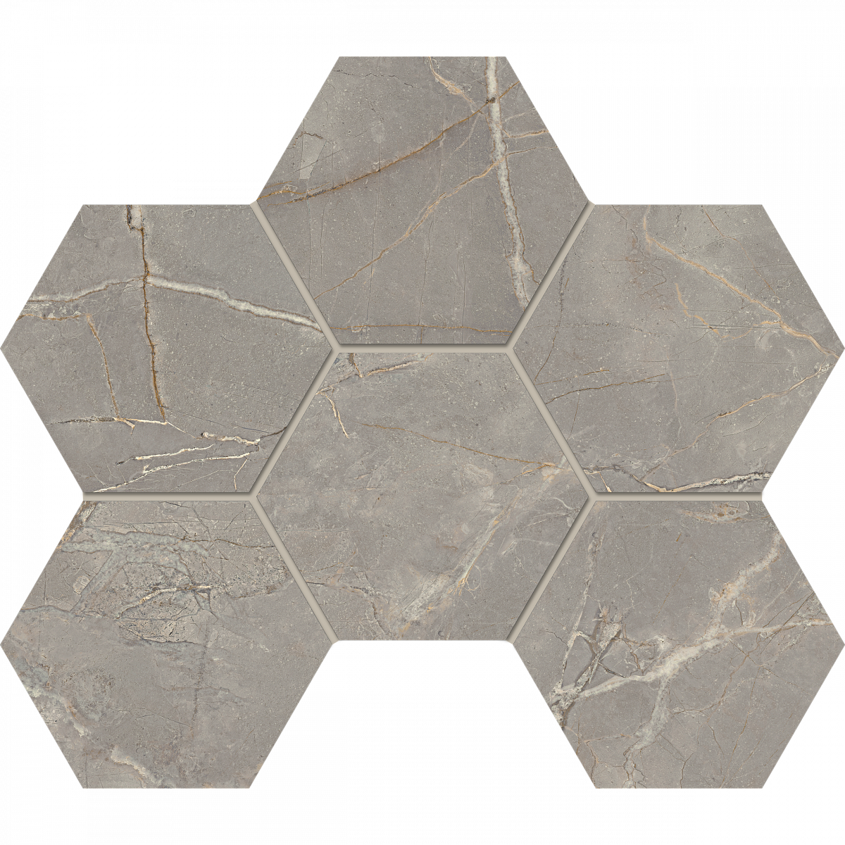 Мозаика BR03 Hexagon 25x28,5 полир.