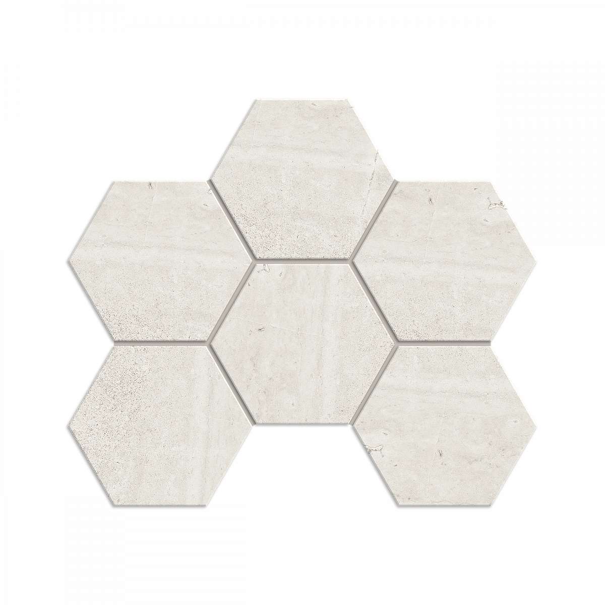 Мозаика KA00 Hexagon 25x28,5 непол.(10 мм)